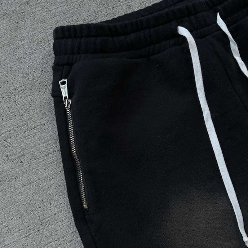 We’re a clothing manufacturer, a flare pant custom factory.